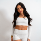 NOW Collective Glide Long Sleeve Crop Top Adult