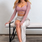 NOW Collective Mesh Long Sleeve Bolero Crop Top