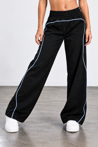 NOW Collective Rooted Wide Leg Dance Pant Black Kids