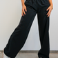 NOW Collective Rooted Wide Leg Dance Pant Black