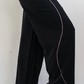 NOW Collective Rooted Wide Leg Dance Pant Black