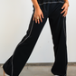 NOW Collective Rooted Wide Leg Dance Pant Black