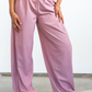 NOW Collective Rooted Wide Leg Dance Pant Mauve