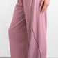 NOW Collective Rooted Wide Leg Dance Pant Mauve