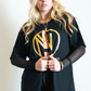 NOW Collective Soft Oversized Effortless T-Shirt - Black/Gold