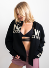 NOW Collective Sweat Cardi - Black