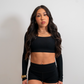 NOW Collective Glide Long Sleeve Crop Top