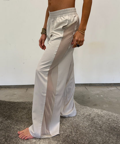 NOW Collective Veil Wide-Leg Mesh Pant