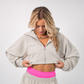 NOW Collective Echo Mesh Crop Jacket Adult