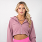 NOW Collective Echo Mesh Crop Jacket Adult