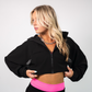 NOW Collective Echo Mesh Crop Jacket Adult