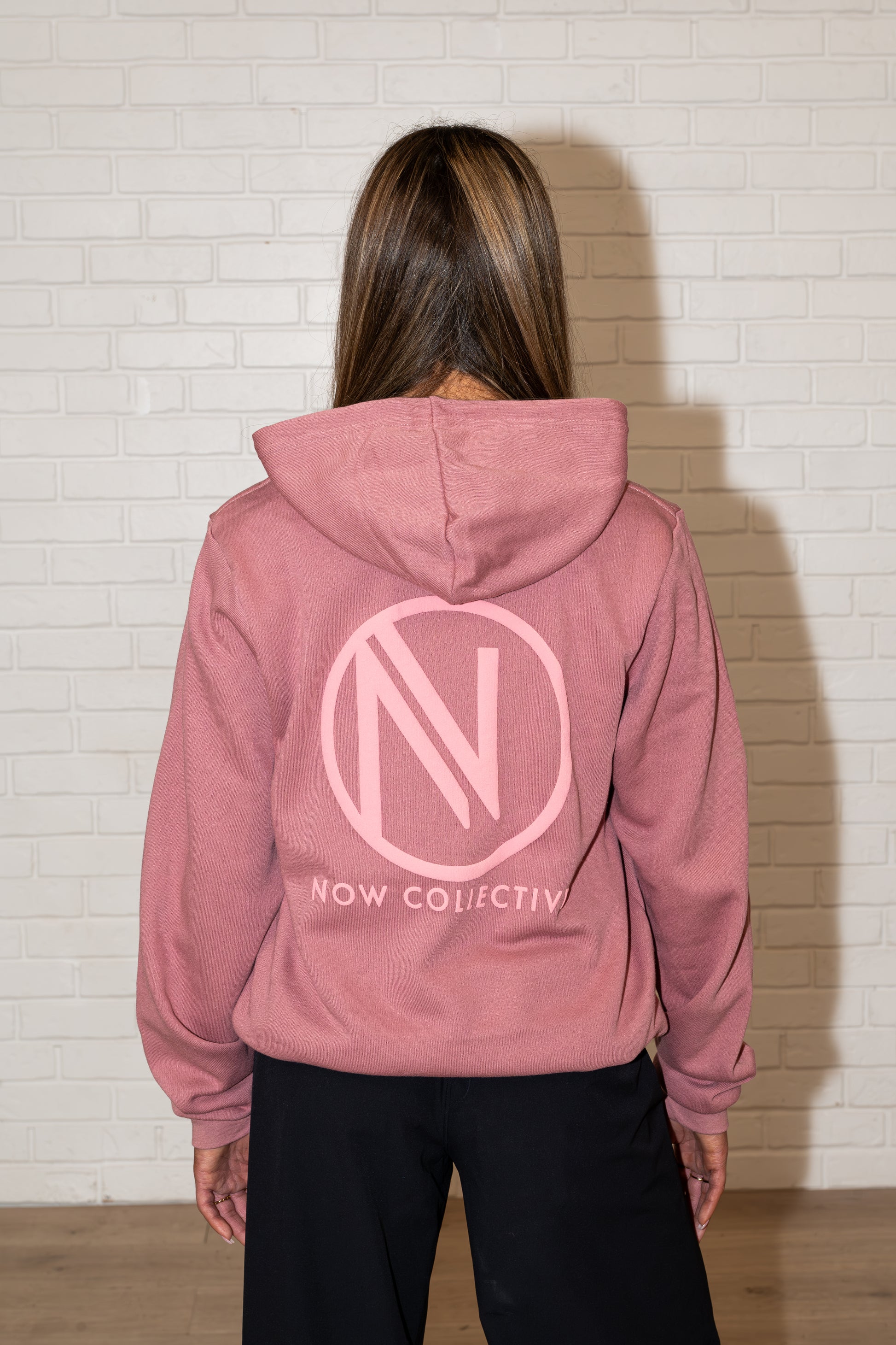 NOW Collective Signature Hoodie Mauve - Main Image